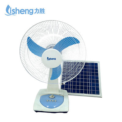 Solar fan、DC electric table fan rechargeable fan LST-DC16D